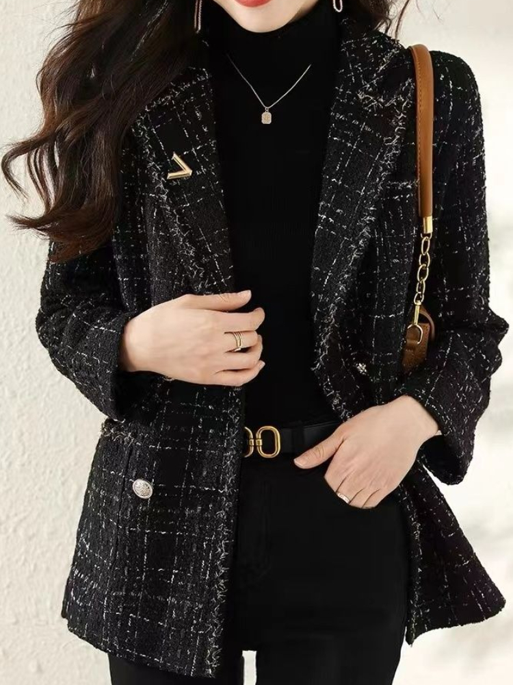 Jas Blazer Wanita Musim Gugur  - Blazer Women Oversized ulasan dan harga