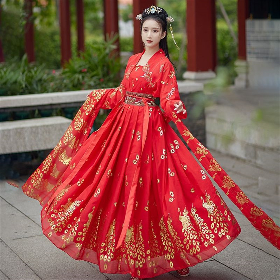 Hanfu gaun dansa wanita tradis - Women Fashion Reddit ulasan dan harga