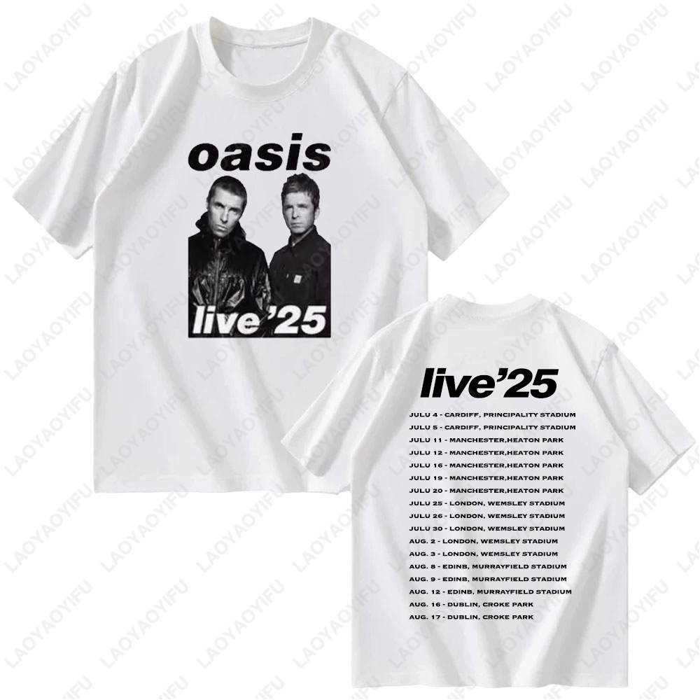 Oasis Live 2025 Kaus Grafis Tu - Women'S Fashion Uk 2025 ulasan dan harga